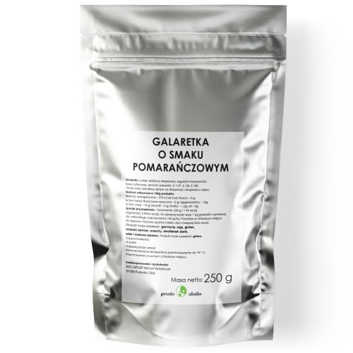 Galaretka o smaku pomarańczowym 250g